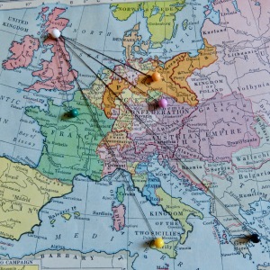 Edina Europa map light